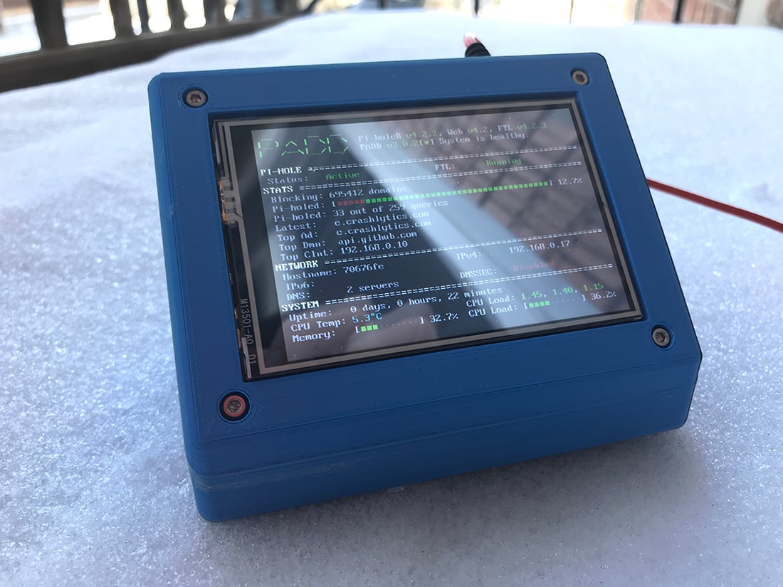 Add a display to your Pi-hole for monitoring and stats