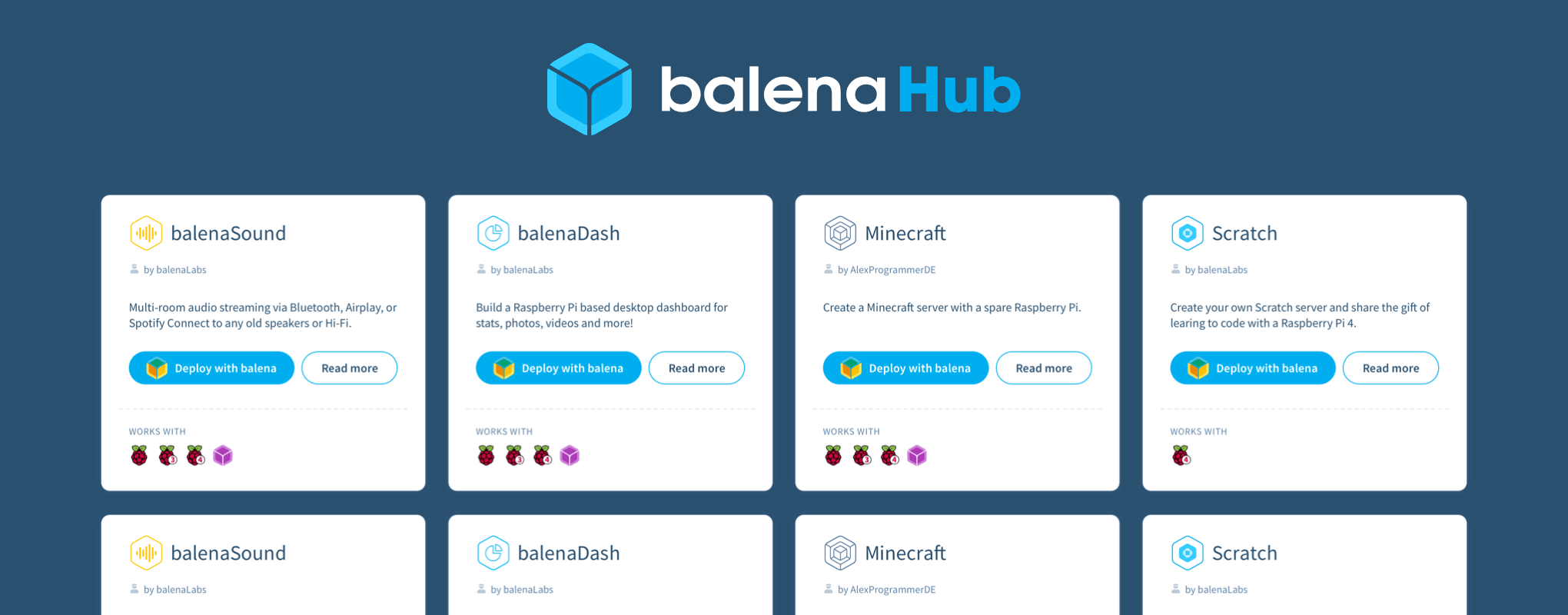 Introducing balenaHub: an easier way to find and publish apps and projects for edge devices